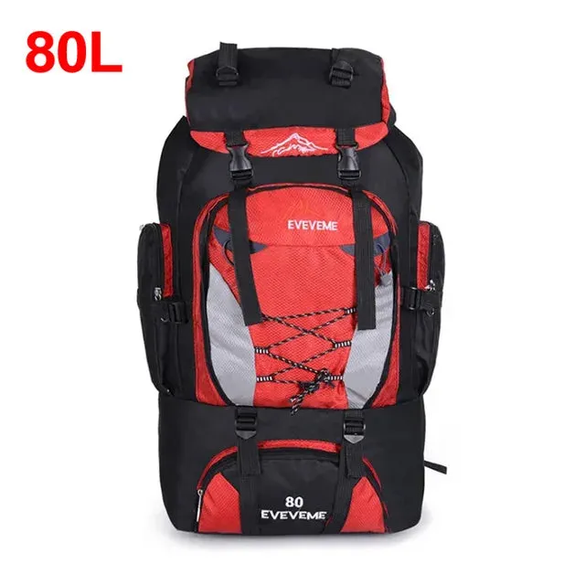 90L Travel Bag Camping Backpack Hiking Army Climbing Bags Mountaineering Large Capacity Sport Bag Outdoor Military Men Rucksack