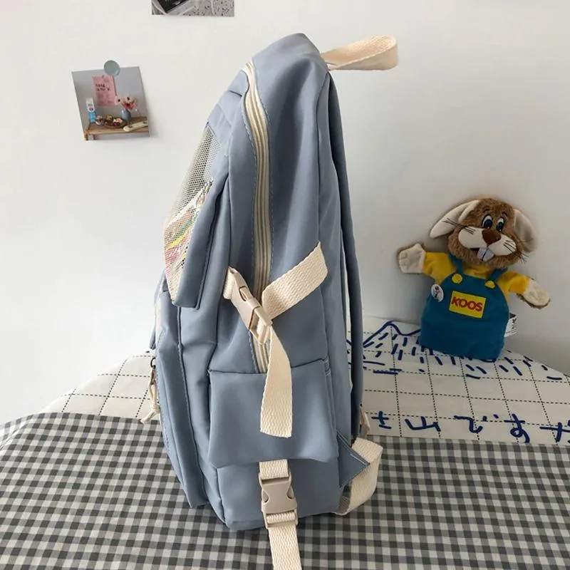 Adorable Front Pockets Large Canvas Backpacks