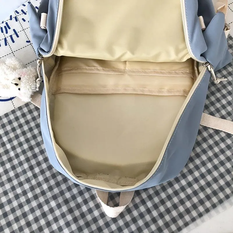 Adorable Front Pockets Large Canvas Backpacks