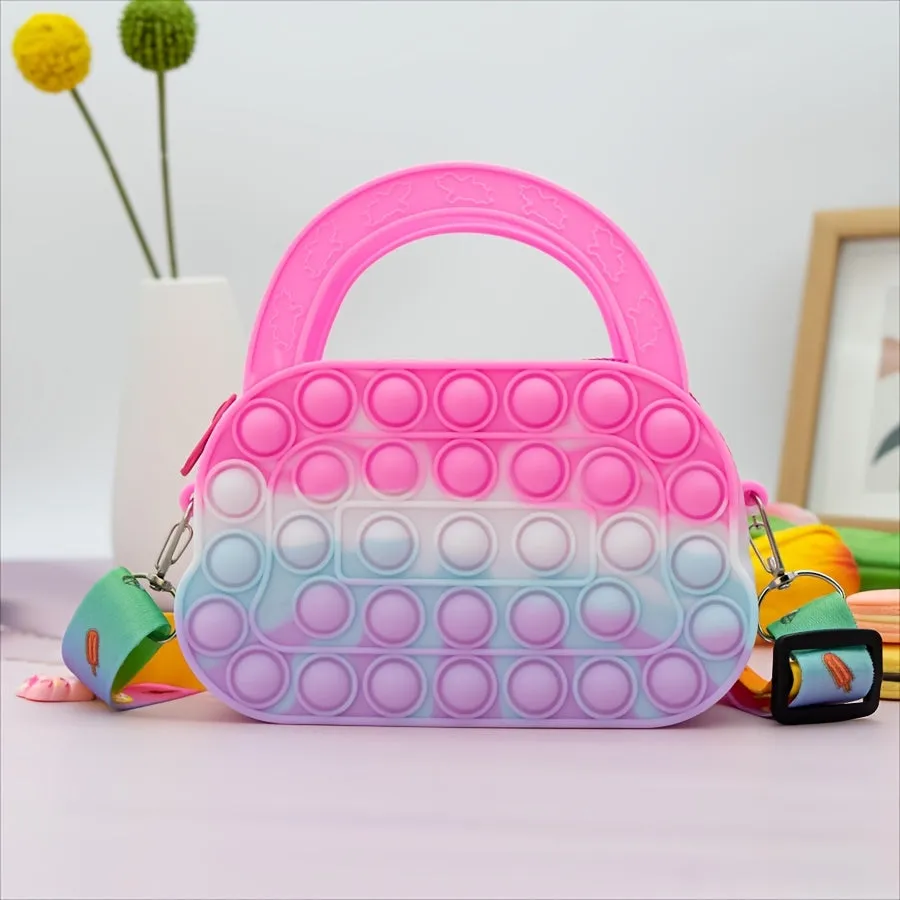 Adorable Pony Silicone Crossbody Bag for Stylish Girls  Perfect Gift