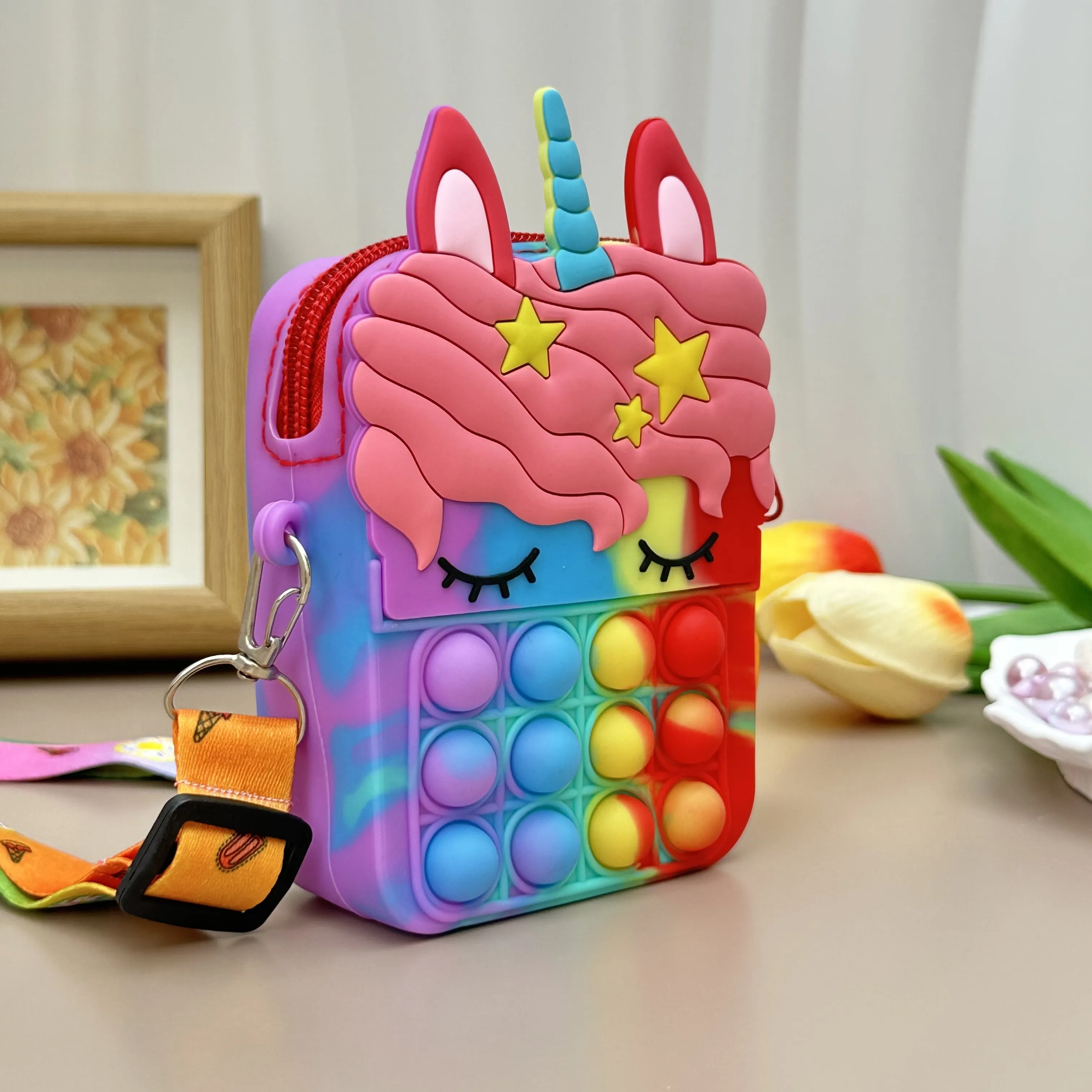 Adorable Unicorn Messenger Bag for Kids Under 32 Feet Tall