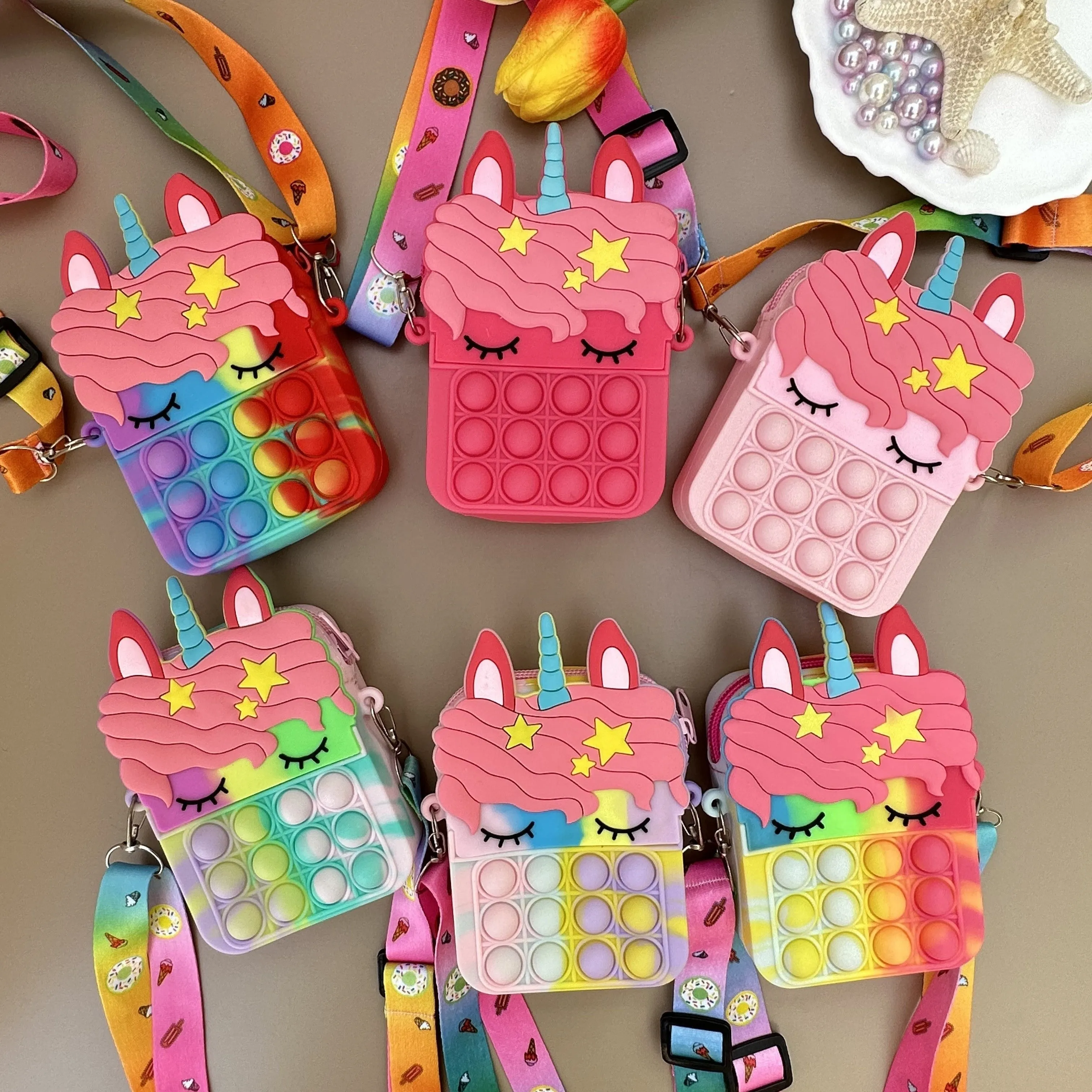 Adorable Unicorn Messenger Bag for Kids Under 32 Feet Tall