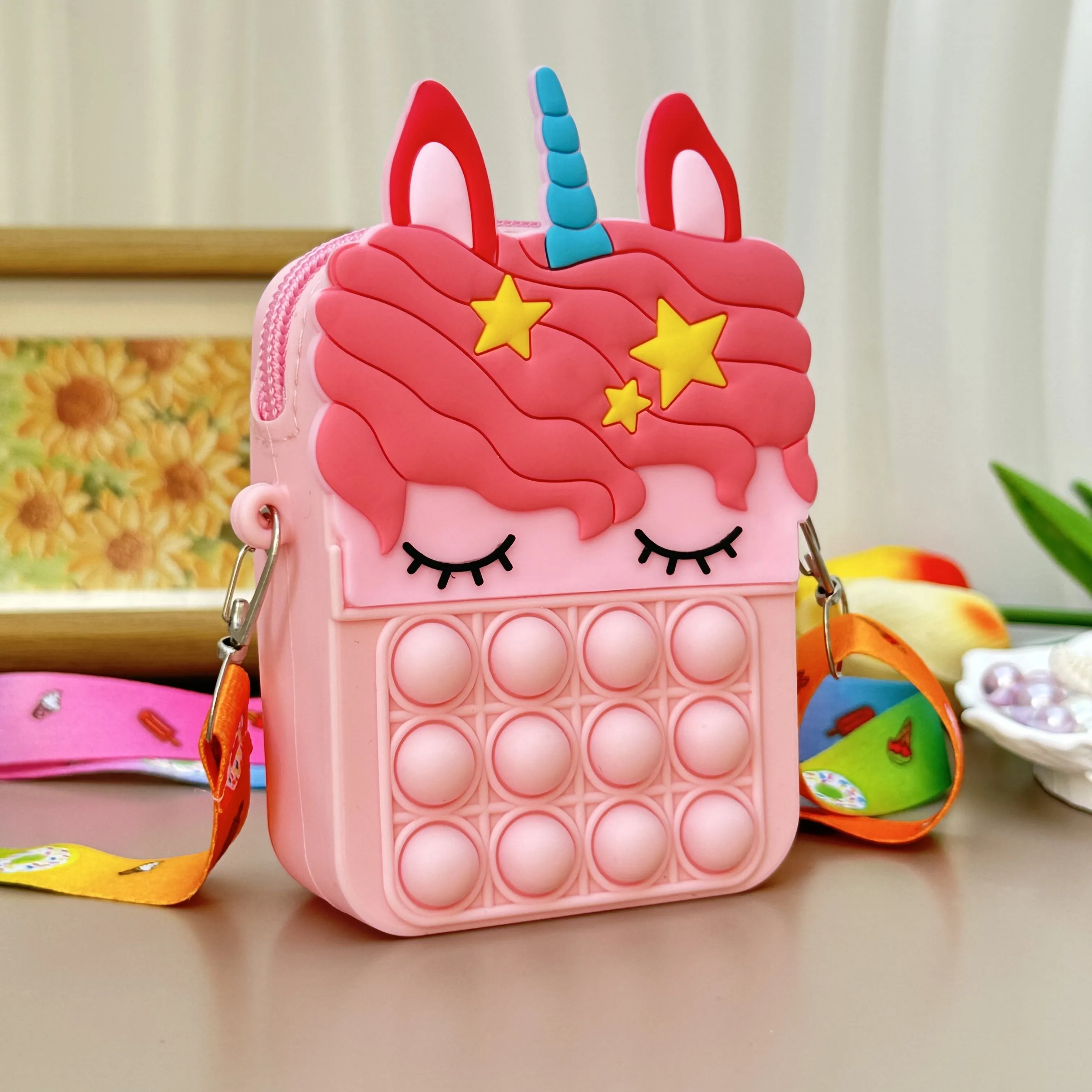 Adorable Unicorn Messenger Bag for Kids Under 32 Feet Tall