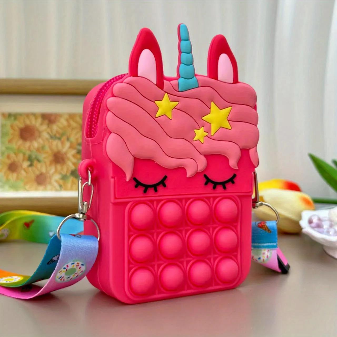 Adorable Unicorn Messenger Bag for Kids Under 32 Feet Tall