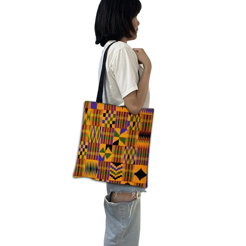 African Women Style Handbag Ladies Traditional Tote Bag