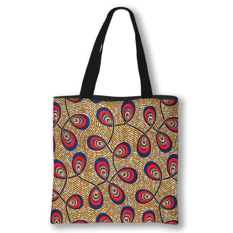 African Women Style Handbag Ladies Traditional Tote Bag