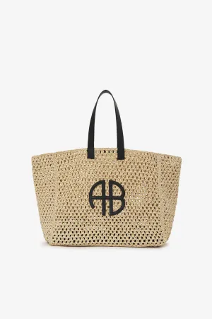 Anine Bing - Large Rio Tote in Natural Sand