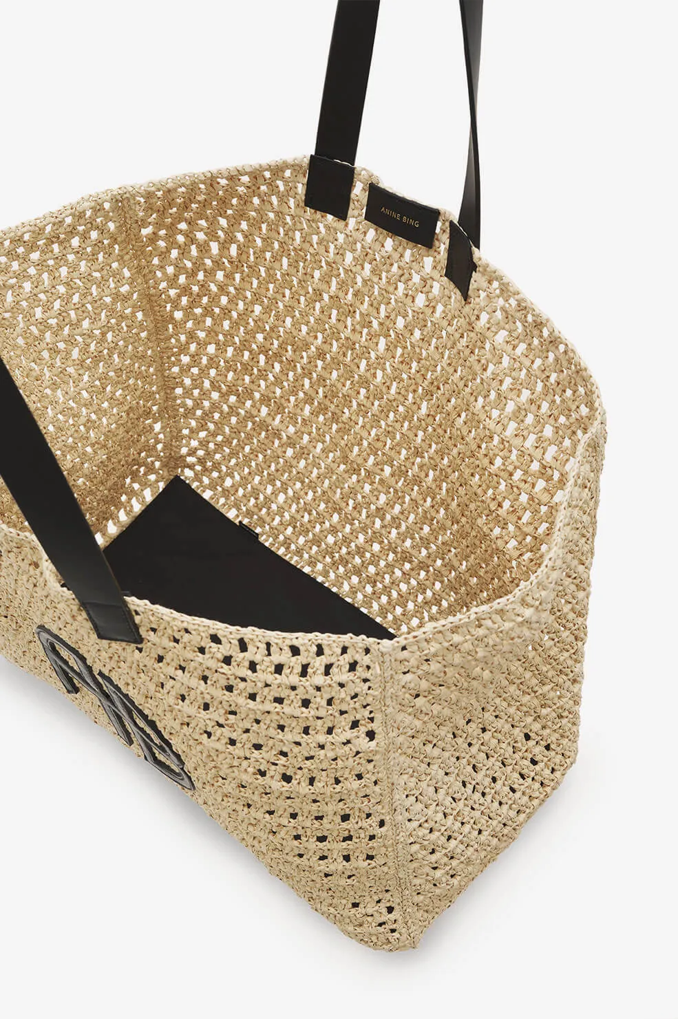 Anine Bing - Large Rio Tote in Natural Sand