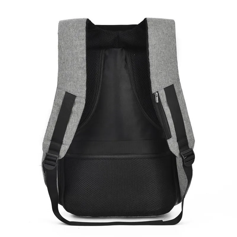 Anti-theft Bag Men Laptop Rucksack Travel Backpack USB Charge College