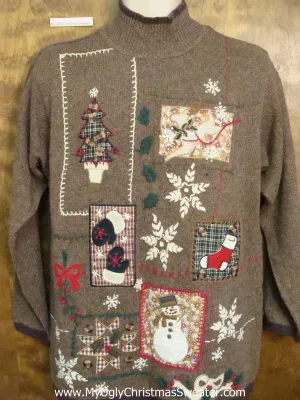 Brown is the Worst Ugliest Christmas Sweater