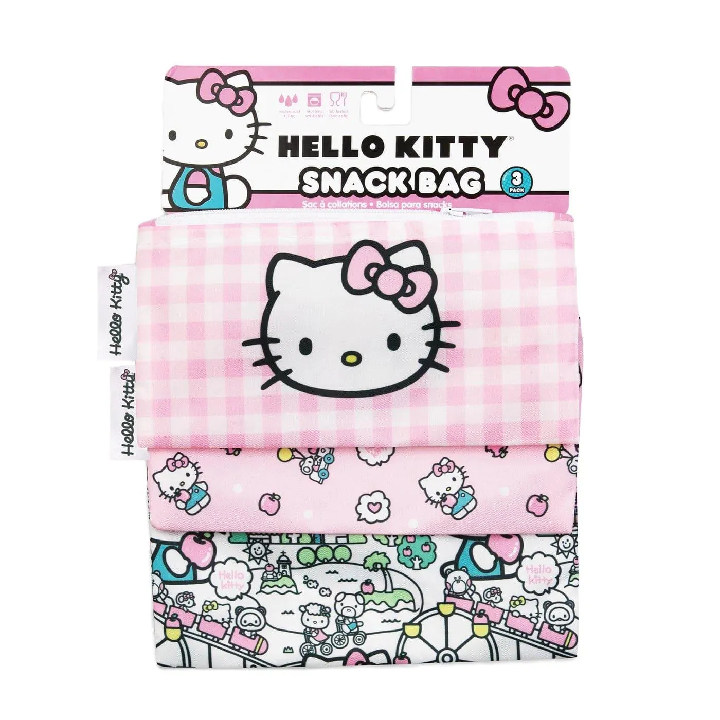 Bumkins Hello Kitty® - Reusable Snack Bag - 3pk