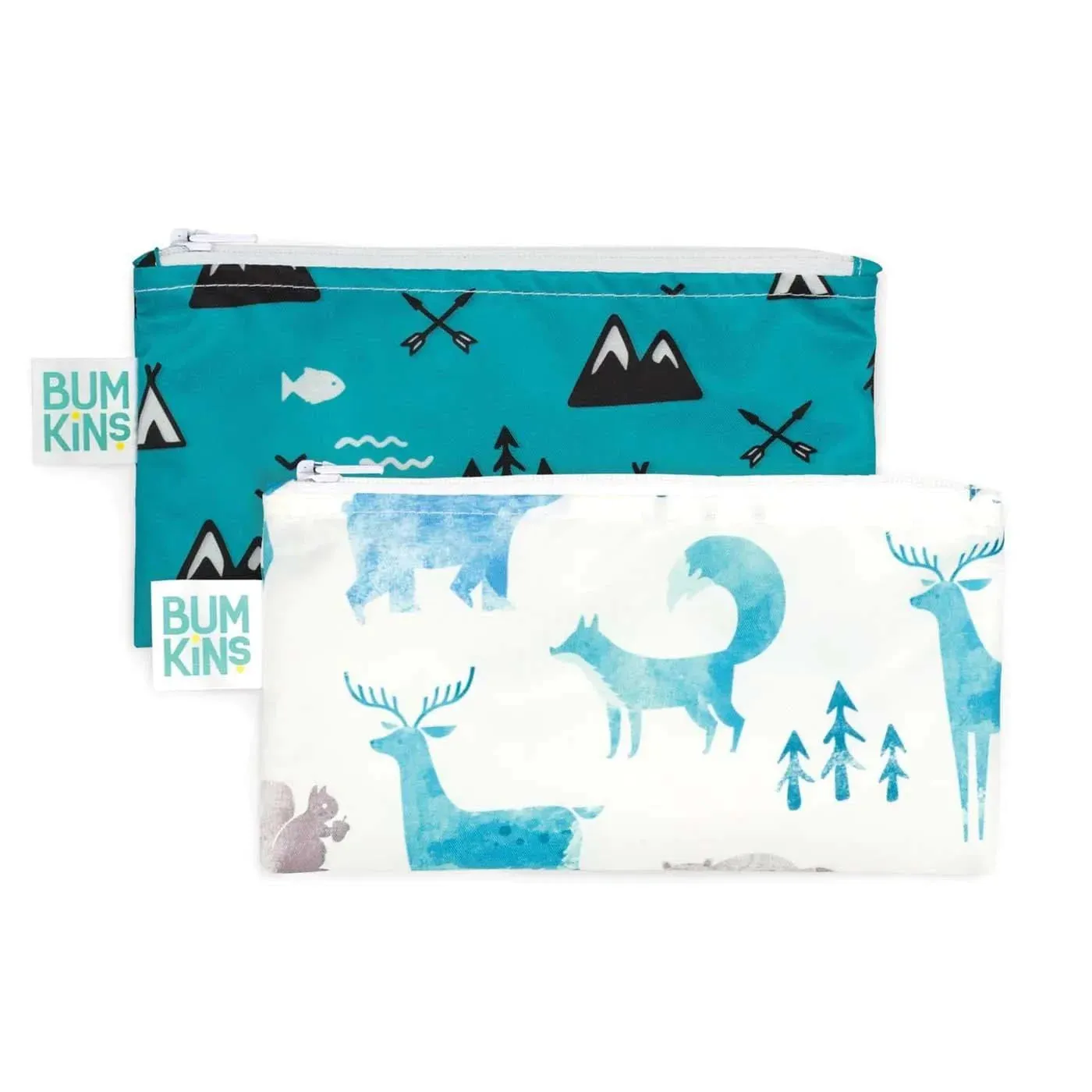 Bumkins Reusable Snack Bags - Small (2 pack)