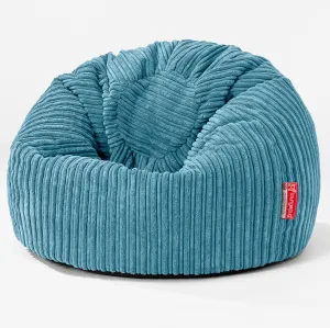 Classic Kids Bean Bag Chair 1-5 yr - Cord Aegean Blue