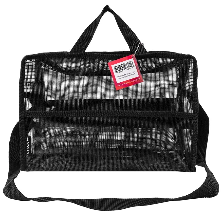 Collapsible Mesh Bag and Travel Tote – Black