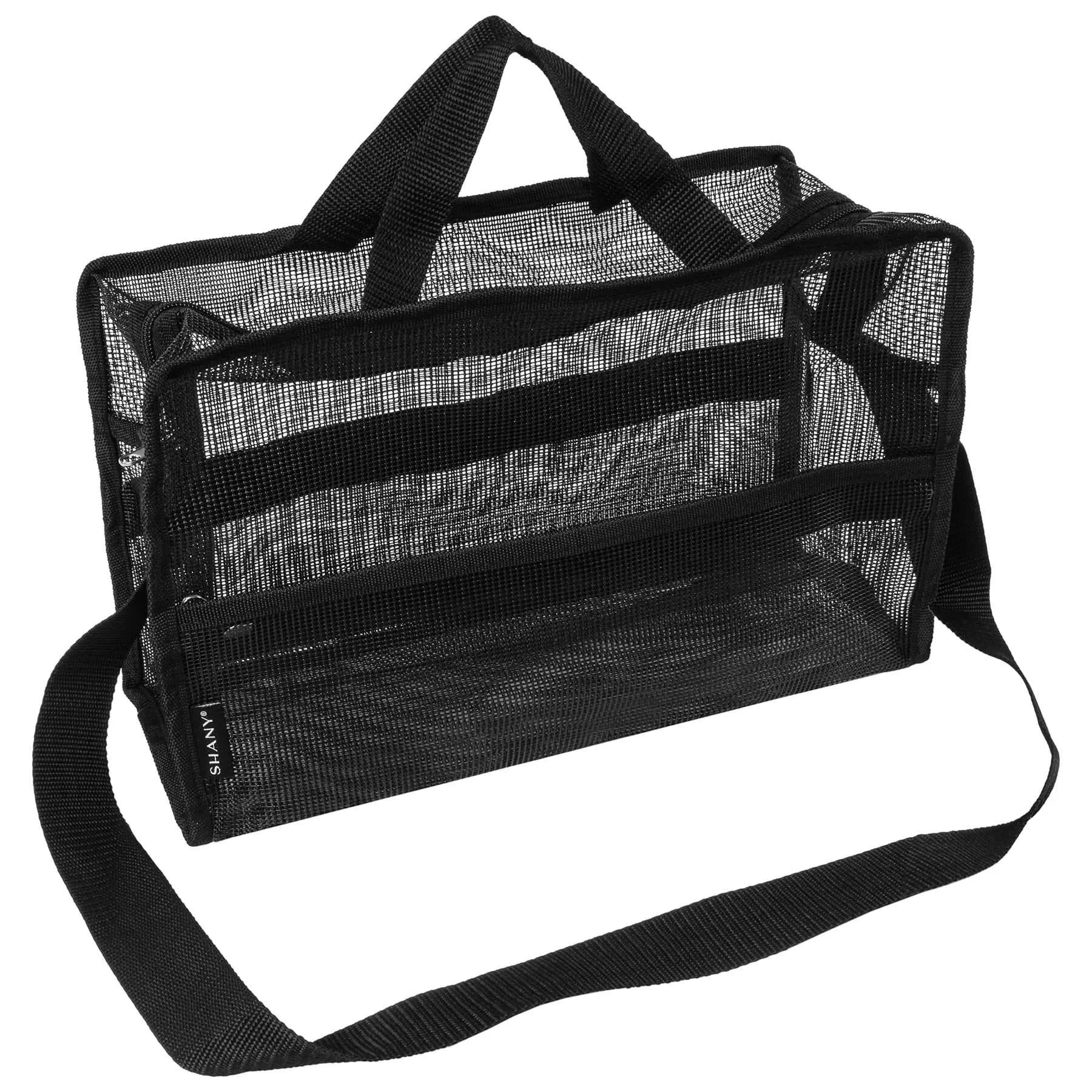 Collapsible Mesh Bag and Travel Tote – Black