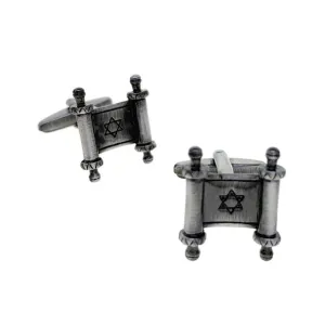 Cufflinks for Men Star of David Torah