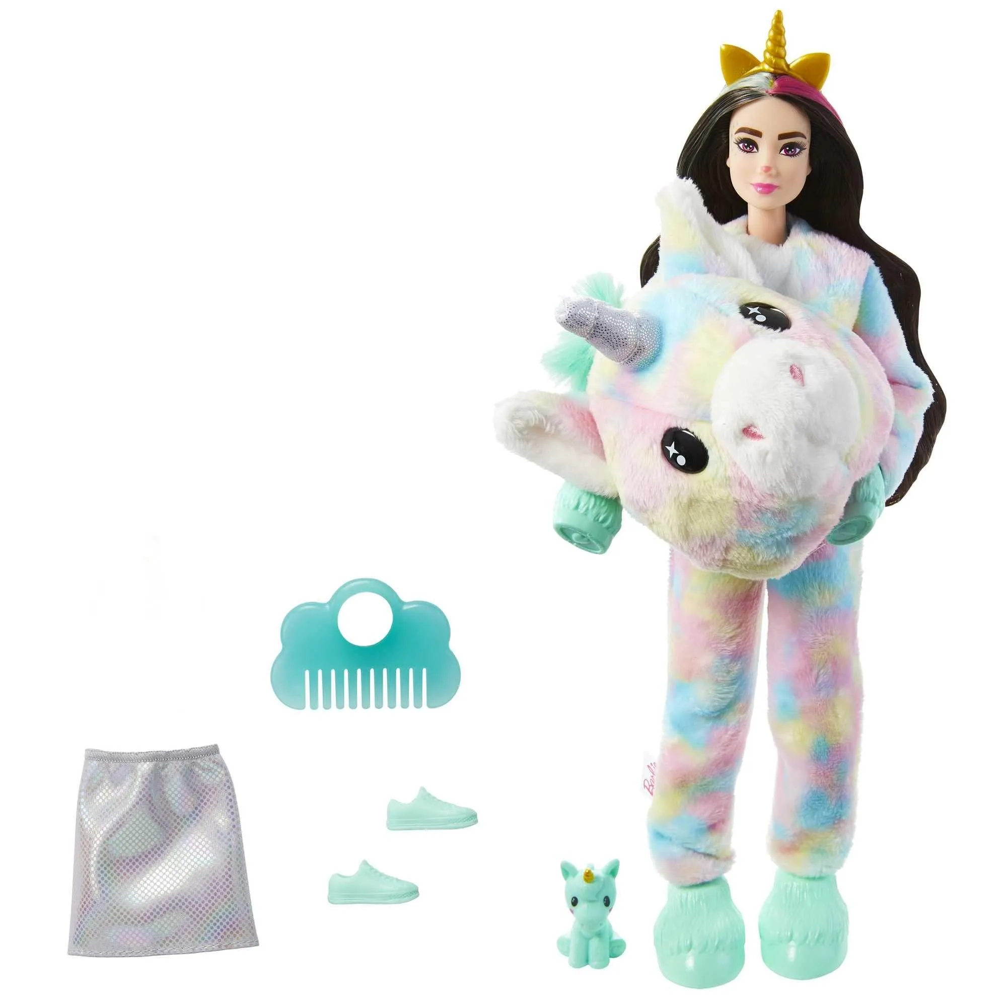 =Cutie Reveal Fantasy Series Doll with Unicorn Plush Costume