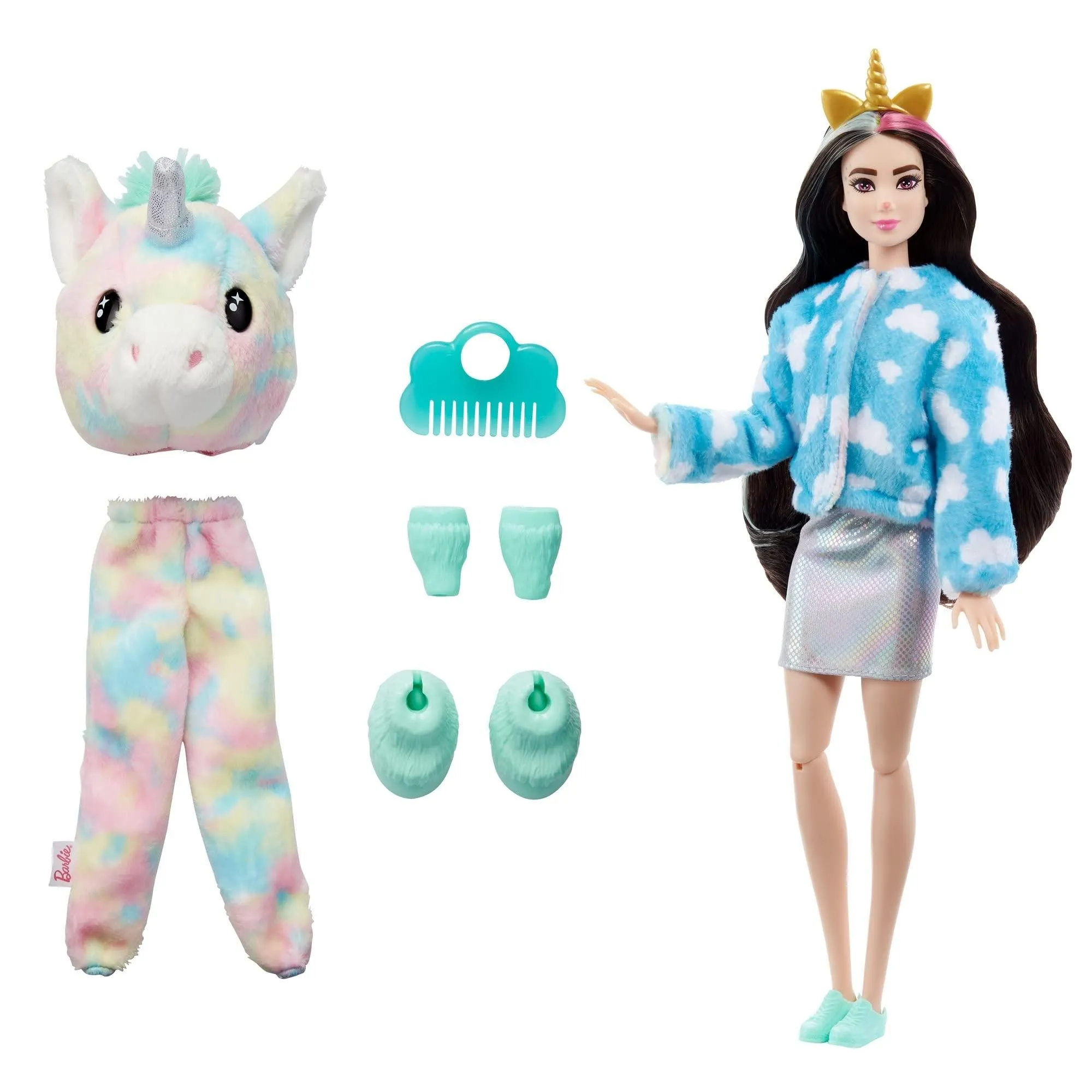 =Cutie Reveal Fantasy Series Doll with Unicorn Plush Costume