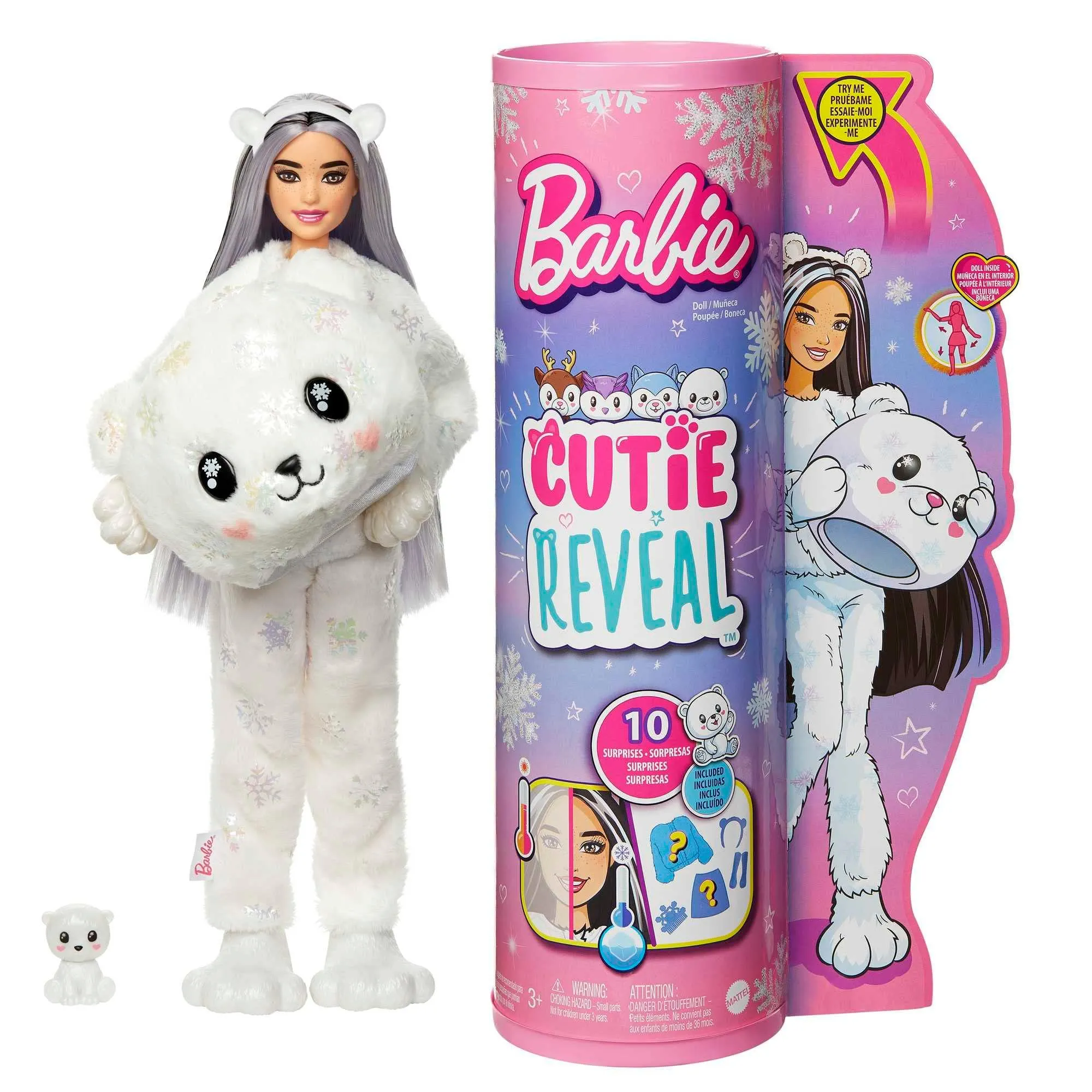 Cutie Reveal Snowflake Sparkle Series Doll