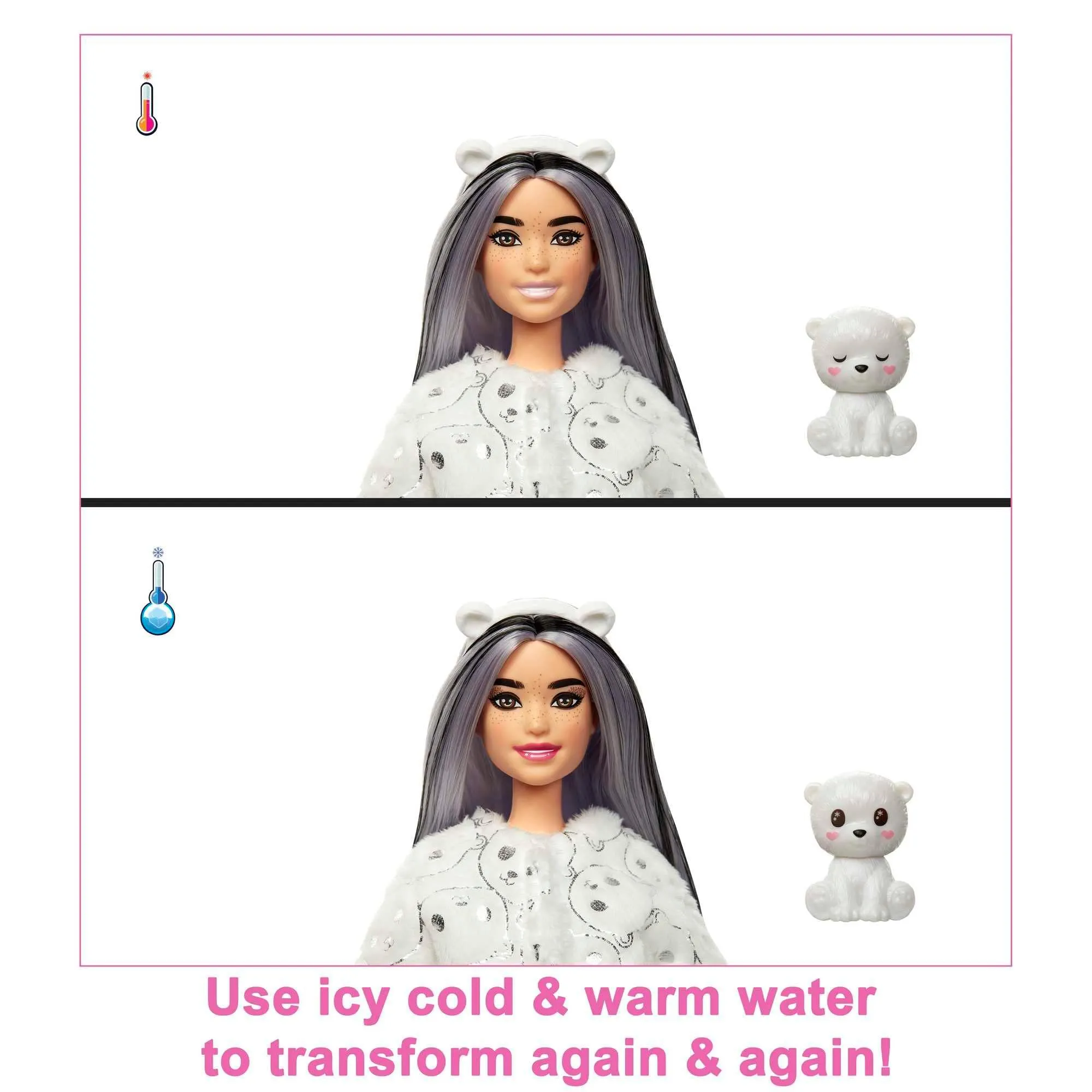 Cutie Reveal Snowflake Sparkle Series Doll