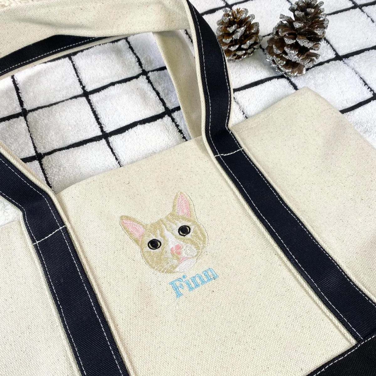 Dog Lover Twin Pack: Embroidered Sweatshirt & Tote Bag