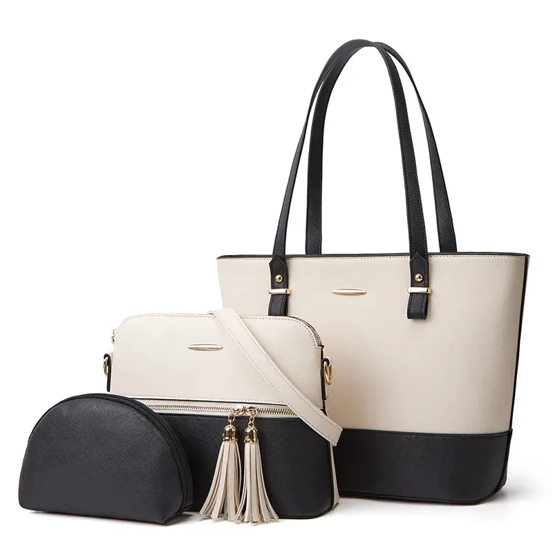 Elegant three-piece women's bag