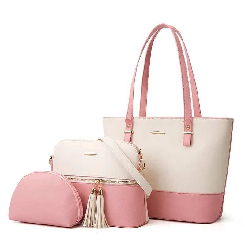 Elegant three-piece women's bag