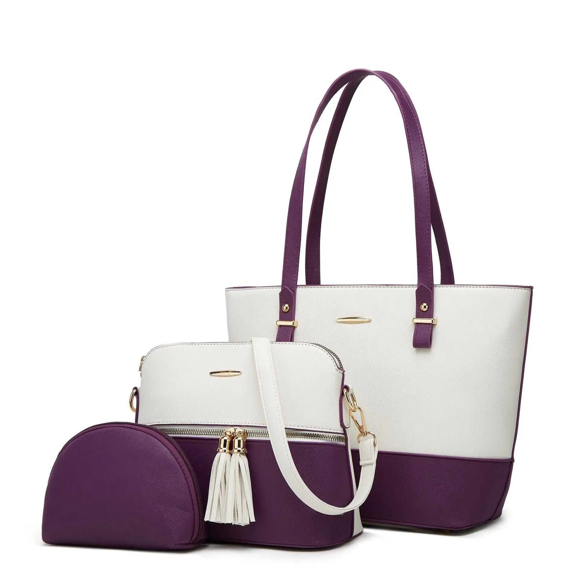 Elegant three-piece women's bag