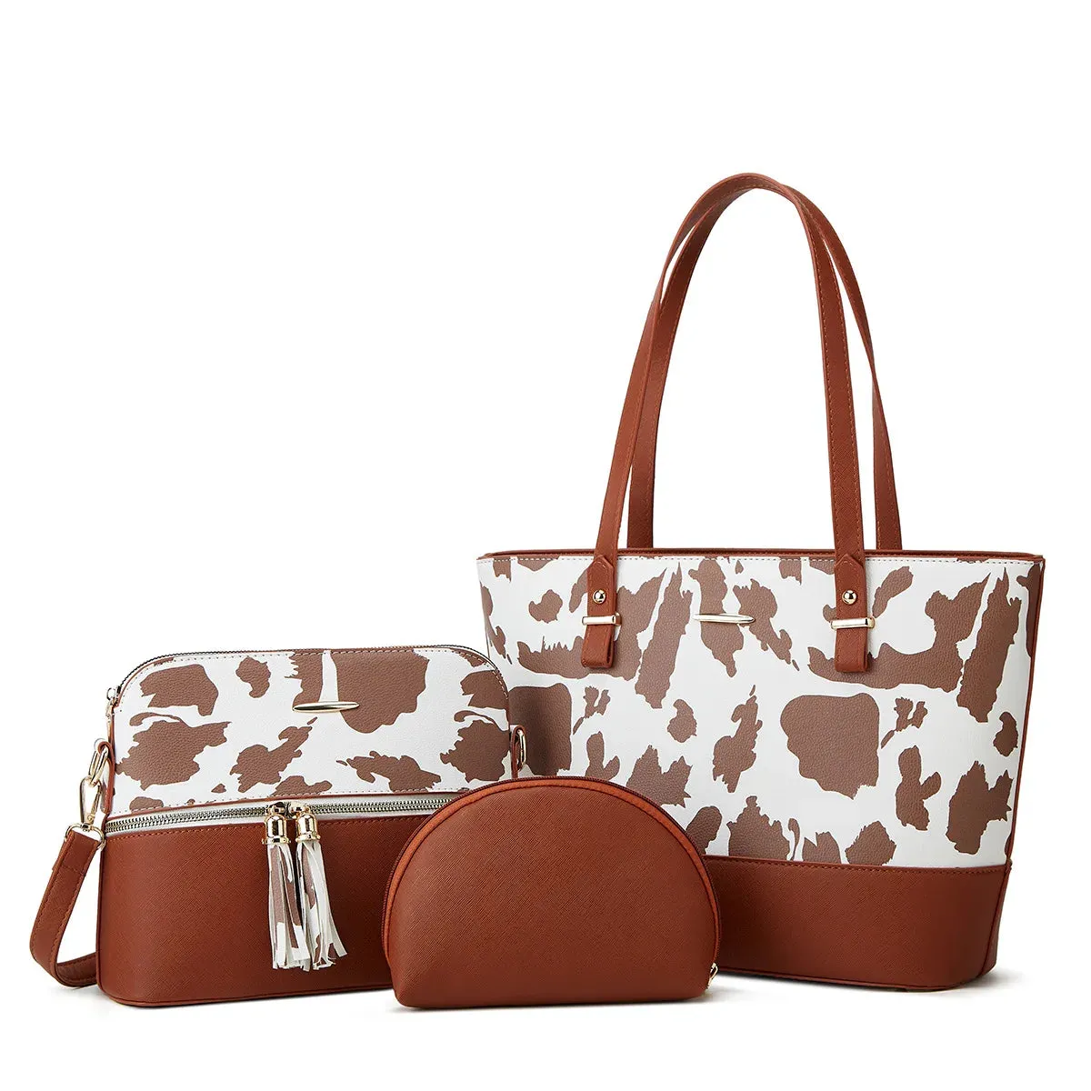 Elegant three-piece women's bag