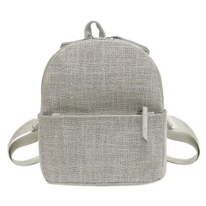 Fashion Mini Retro Straw Backpack