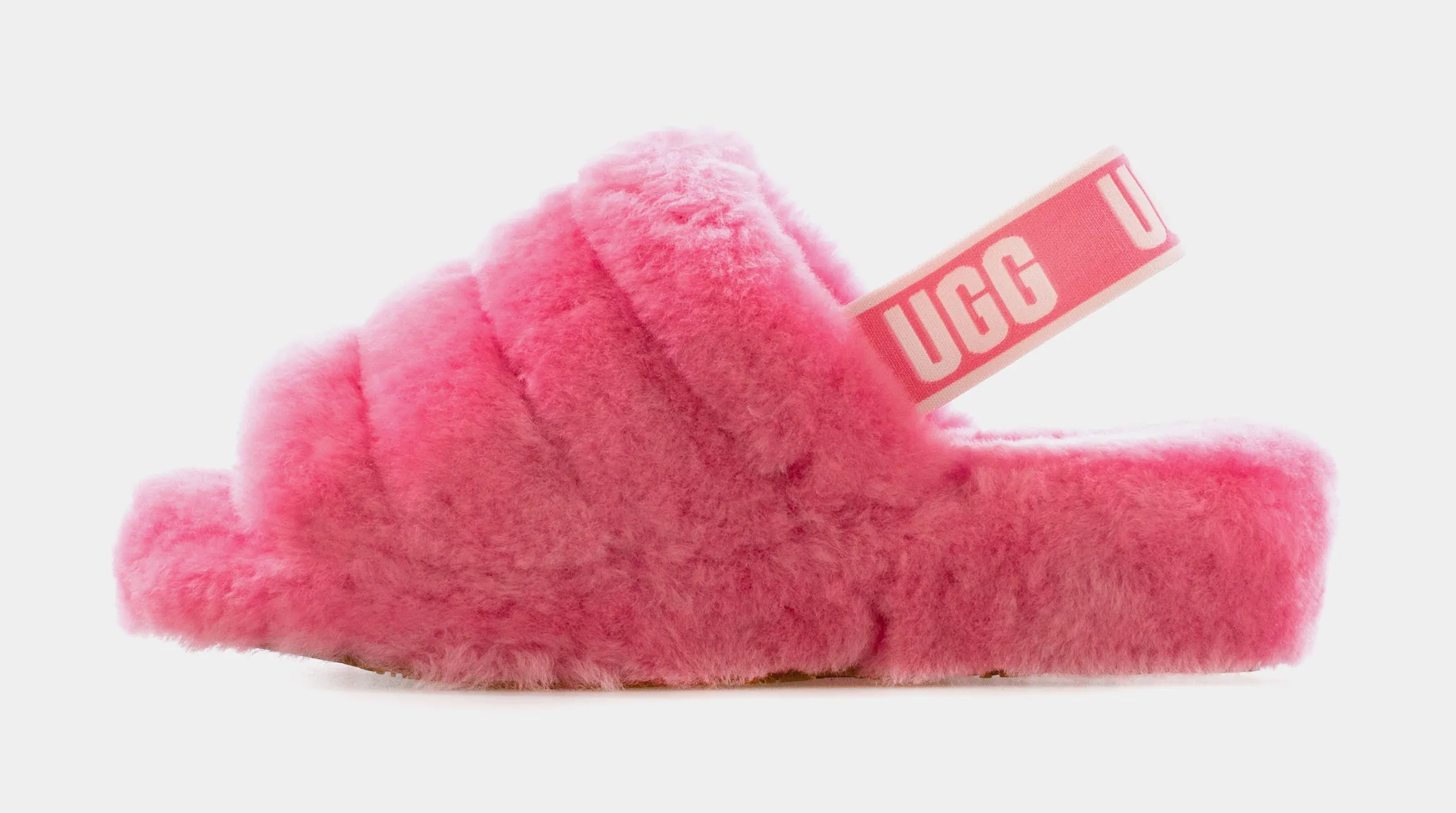 Fluff Yeah Womens Slide Sandal (Pink)