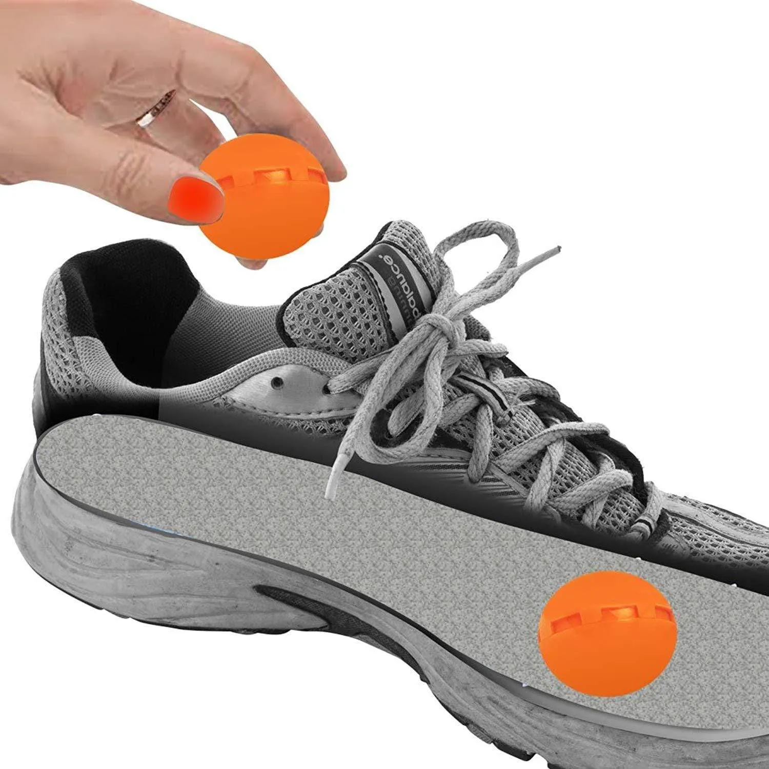 FootMatters Odor Fighters Shoe Deodorizer Balls - Keep Areas Smelling Fresh - Adjustable Vanilla Scent