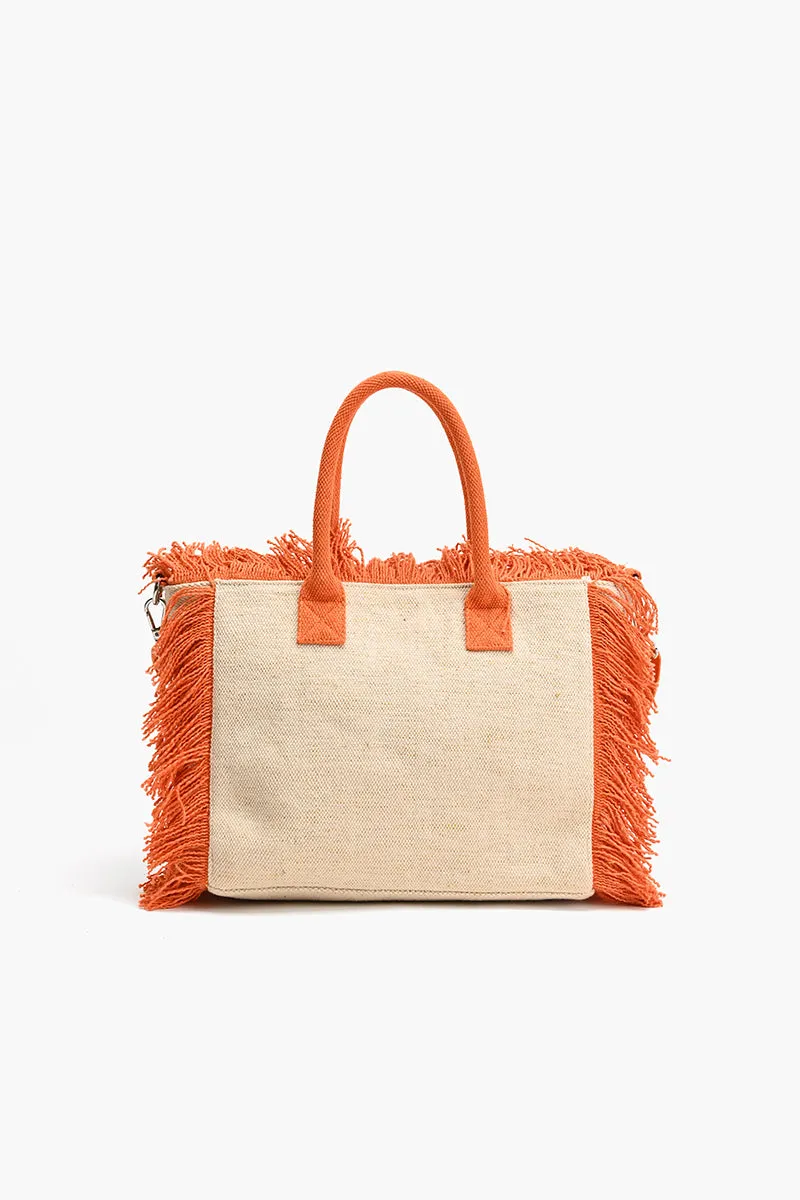 Fringe Fiesta Pineapple Mini Tote