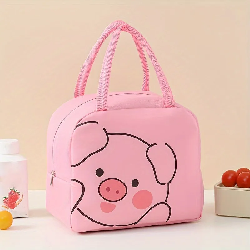 Girls Cartoon Bento Bag Fun Lunch Box Insulation Gift