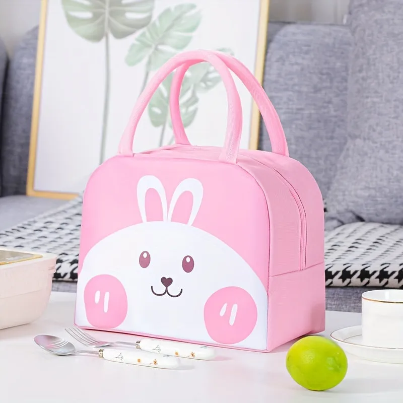 Girls Cartoon Bento Bag Fun Lunch Box Insulation Gift