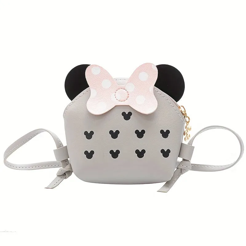 Girls Princess Shoulder Bag with Cute Cartoon Design