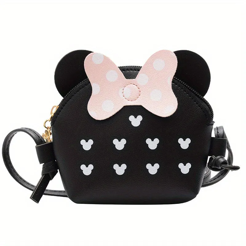 Girls Princess Shoulder Bag with Cute Cartoon Design