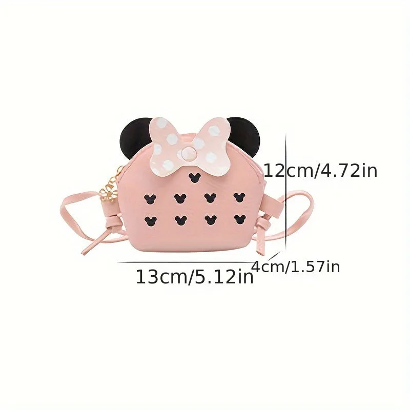 Girls Princess Shoulder Bag with Cute Cartoon Design