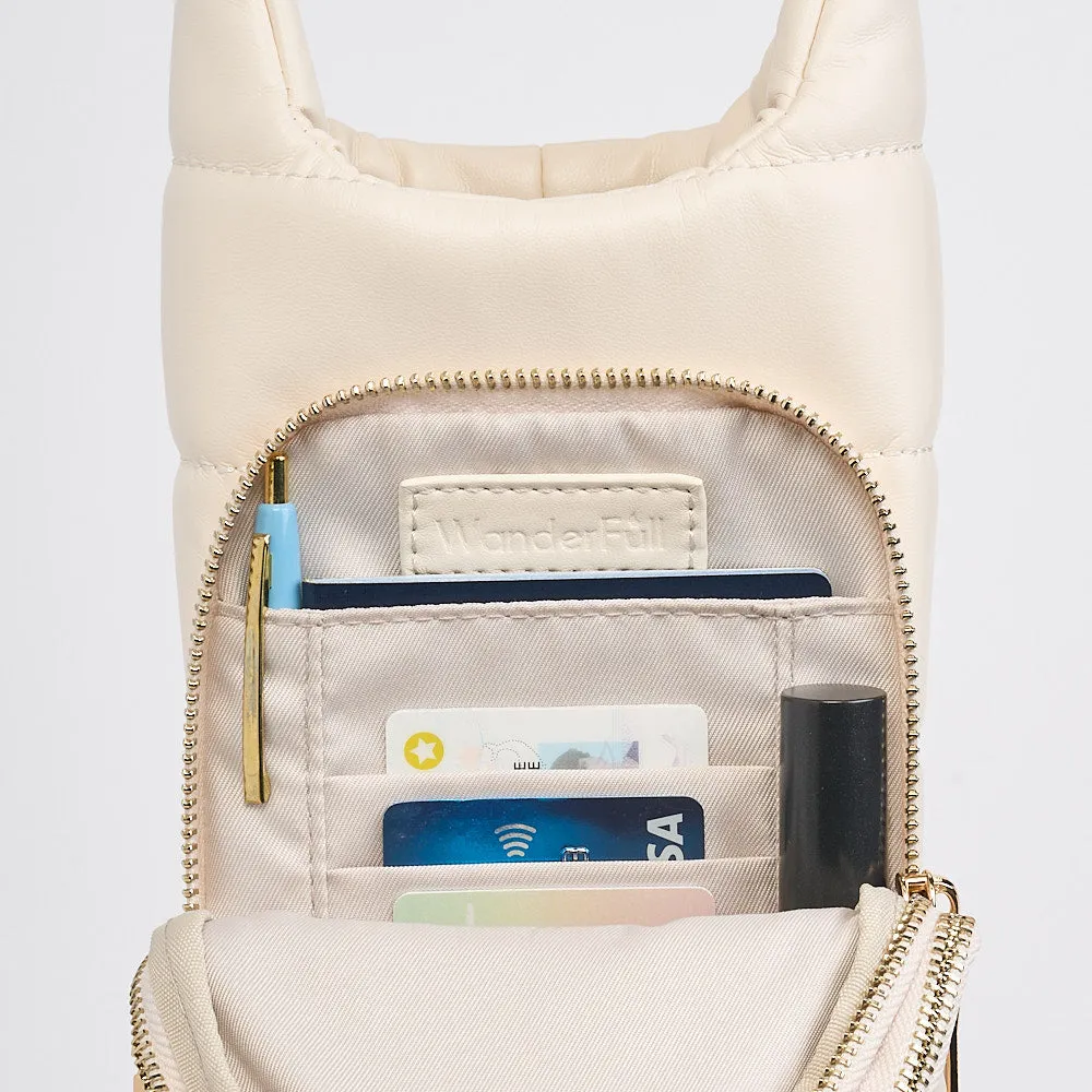 Ivory Vegan Leather Hydrobag® with Strap Bundle