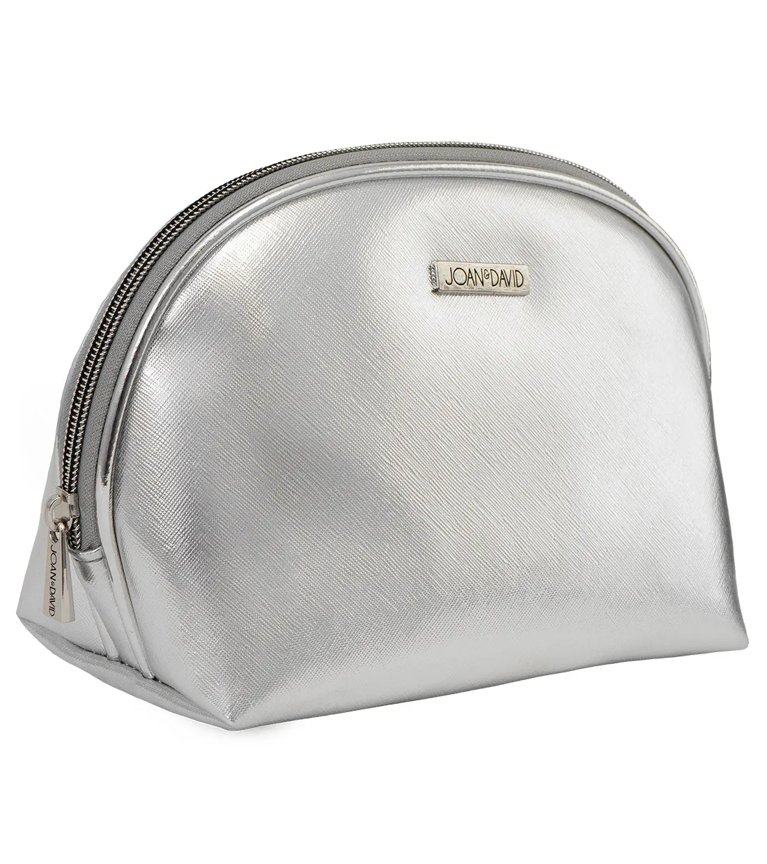 Joan & David Metallic Dome Cosmetic Bag