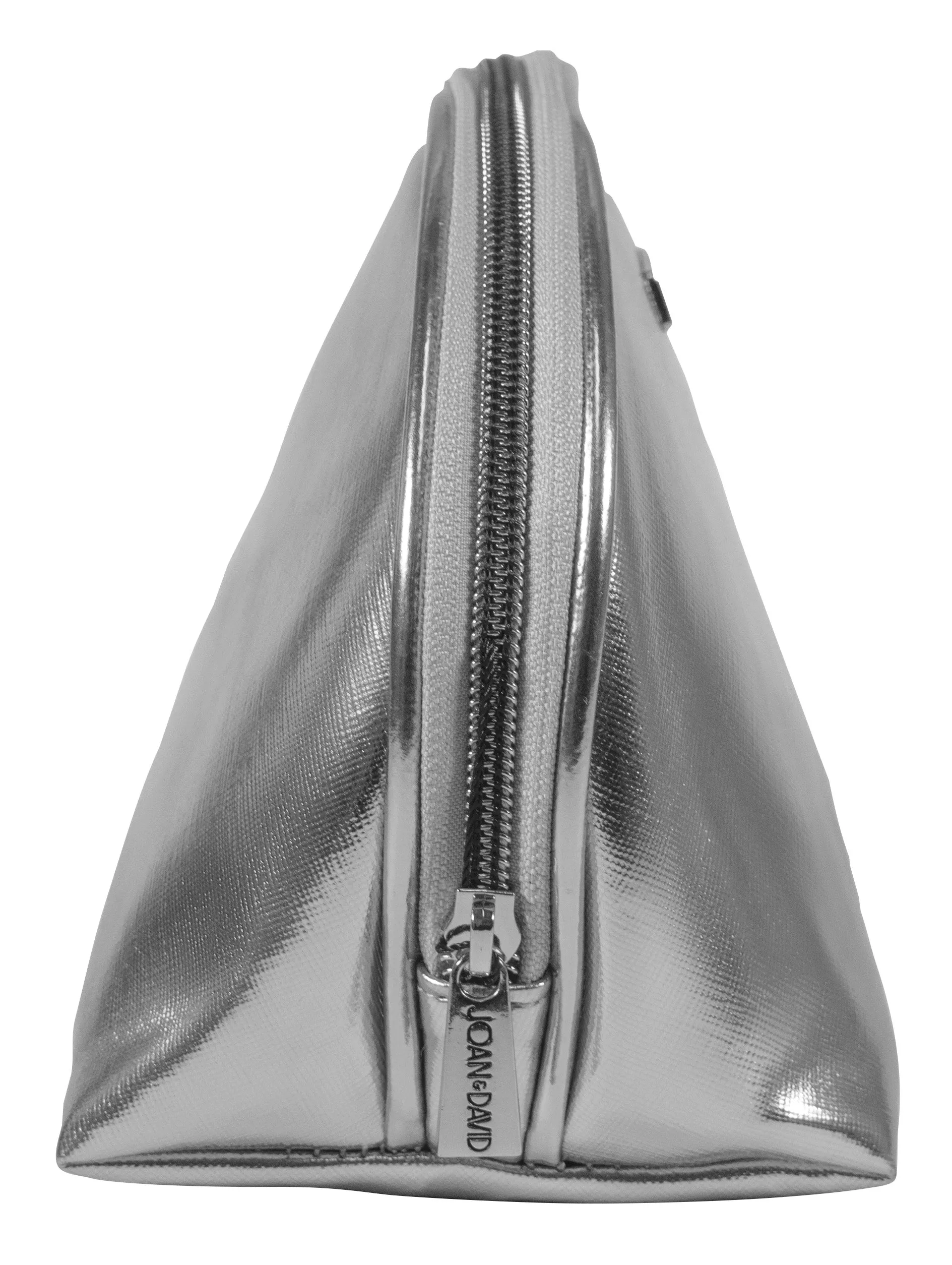 Joan & David Metallic Dome Cosmetic Bag