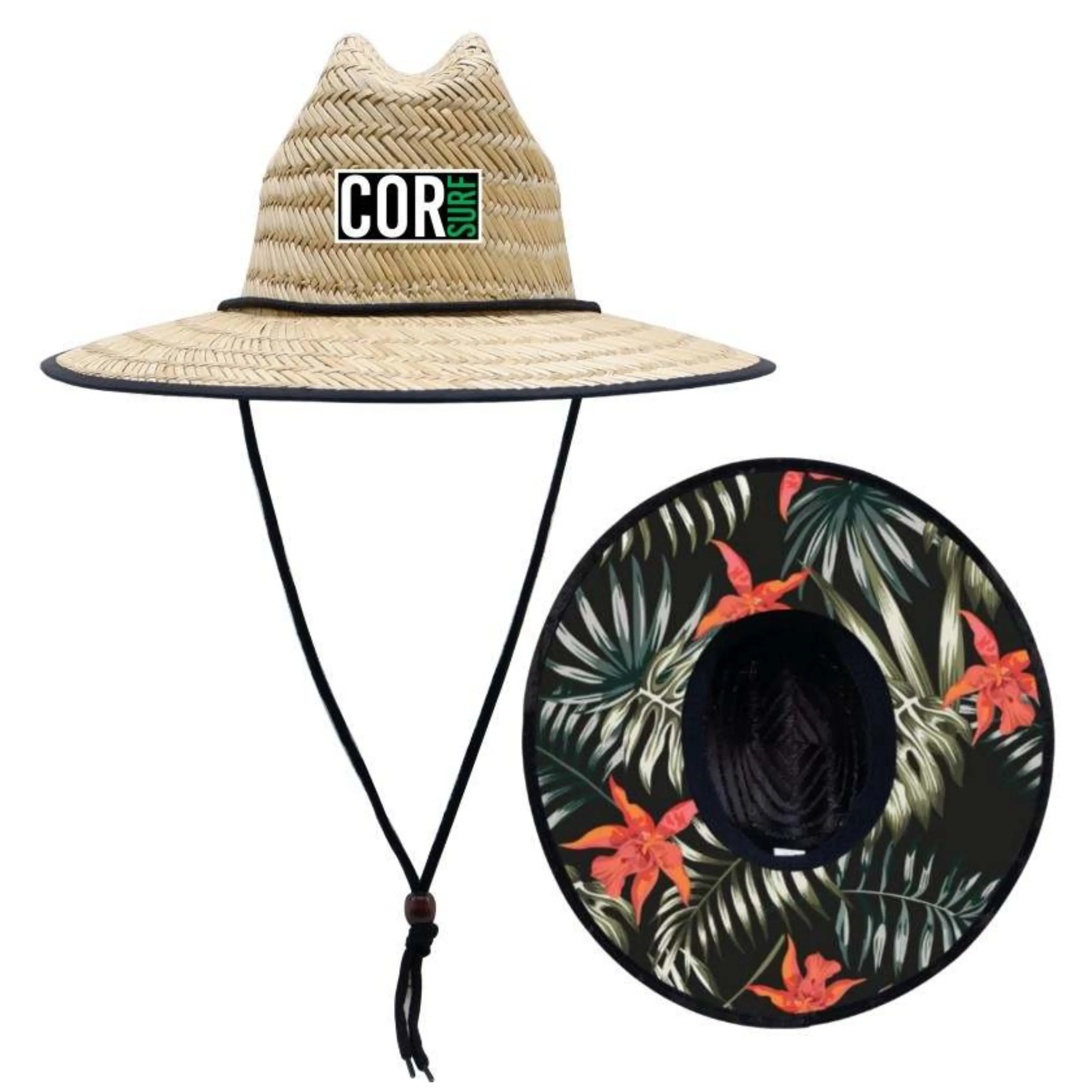 Kids Straw Hat Summer Beach Hat for Boys and Girls - Kauai