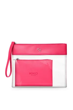 Kiko Transparent Beauty Makeup Bag