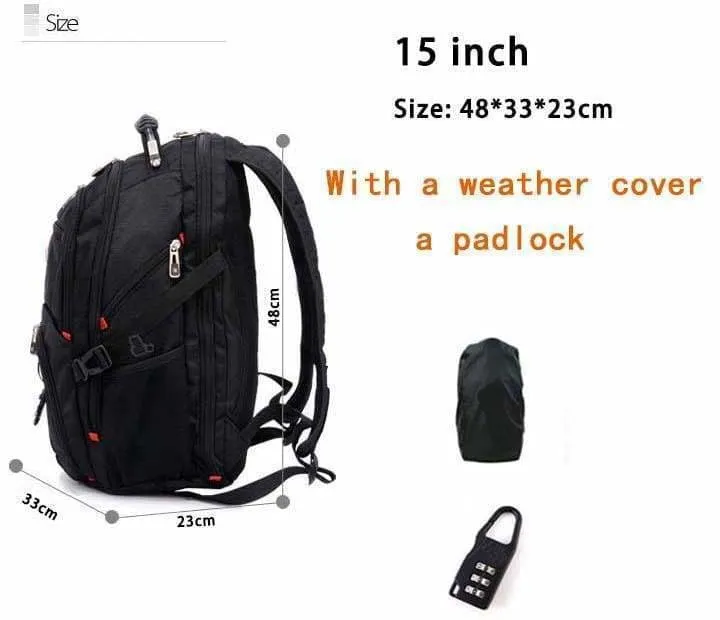 Laptop backpack Waterproof USB Charge For Your BeLoved