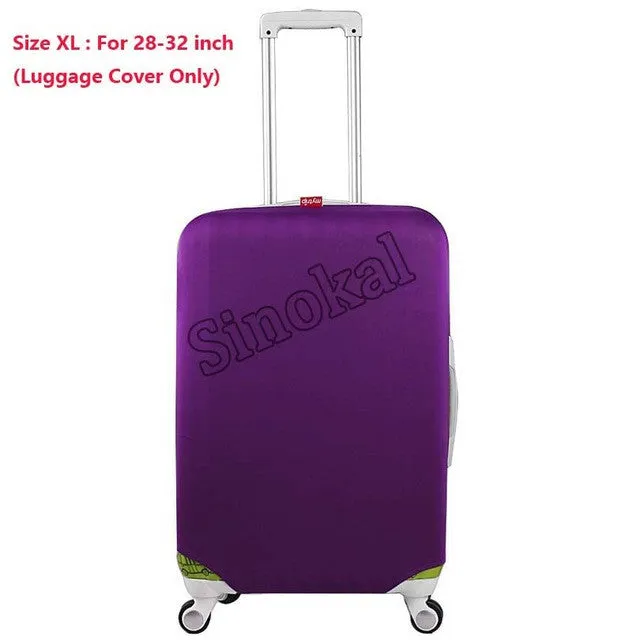 Luggage Cover Protector Suitcase Cover Protector for 18 20 22 24 26 28 30 32 inch Trunk Case Trolley Case (Cover Only)