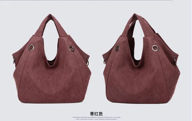 Luxury Handbags New Fashion Canvas Big Women Bags High Quality Hobo Messenger Bags Famous Top-Handle Bags 2016 Brand Lady XA883B