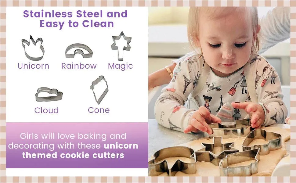 Make and Bake Cookies Unicorn Baking Set