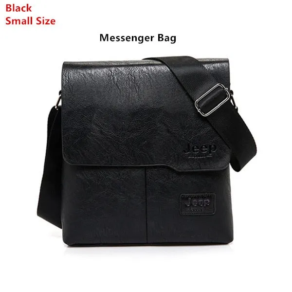 Man's Bag 2PC/Set Men Leather Messenger Shoulder Bags Business Crossbody Casual Bags Famous Brand Male Drop Shipping