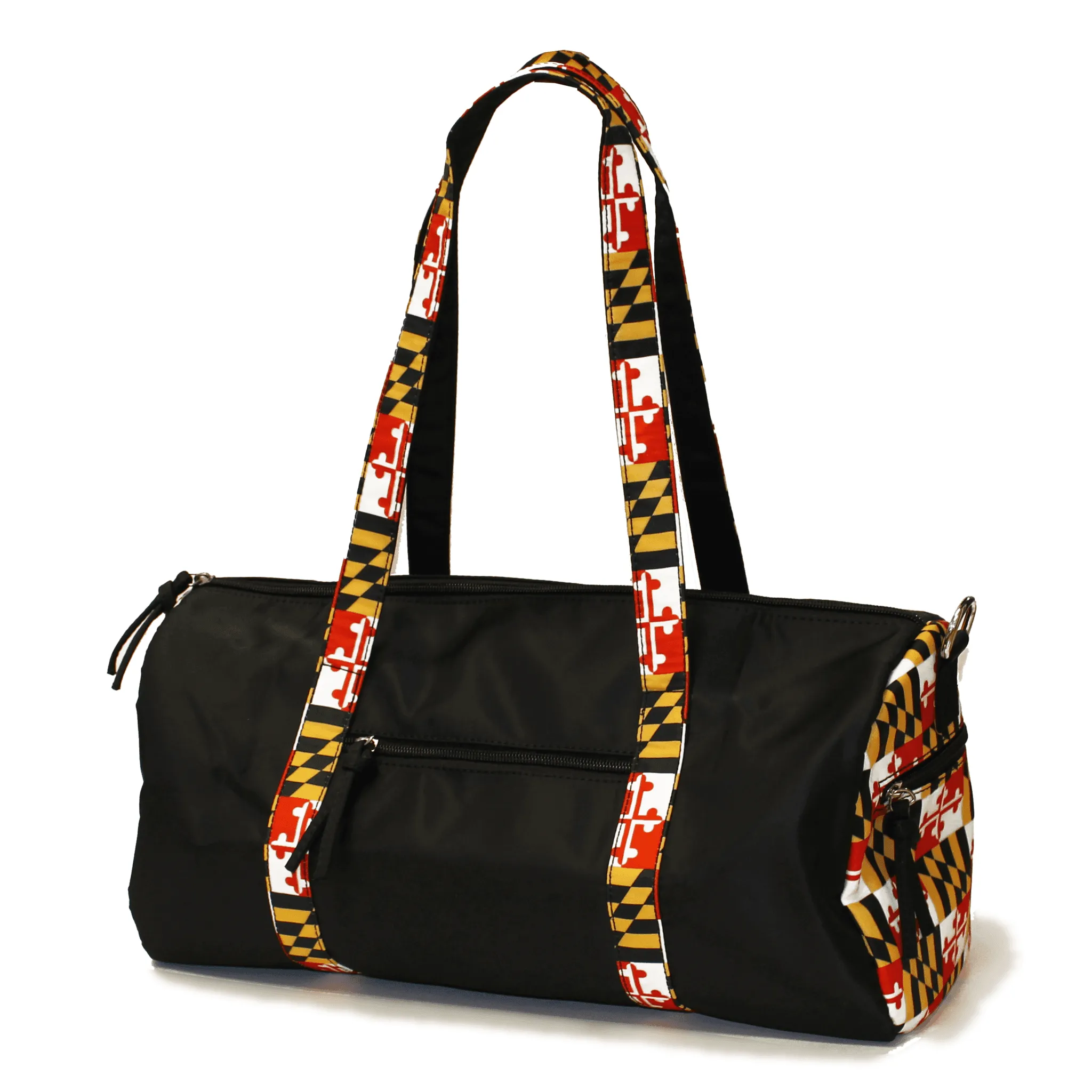 Maryland Flag Straps (Black Base with Maryland Flag Side Panels) / Duffel Bag