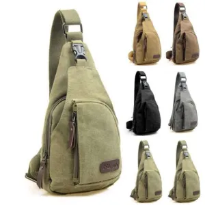 Men Backpacks | Cross Body Shoulder-Canvas